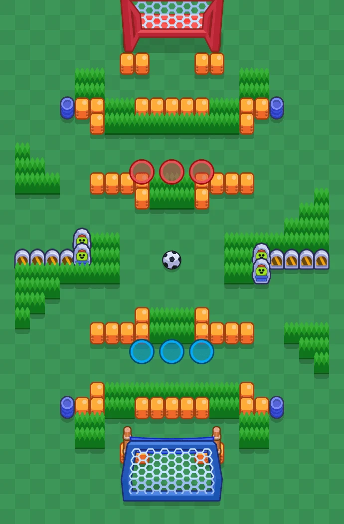 Pinball Dreams - Brawl Stars Brawl Ball map layout