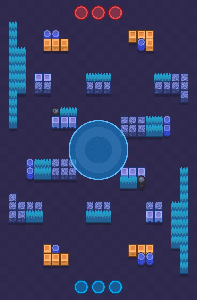 Open Business - Brawl Stars Hot Zone map layout
