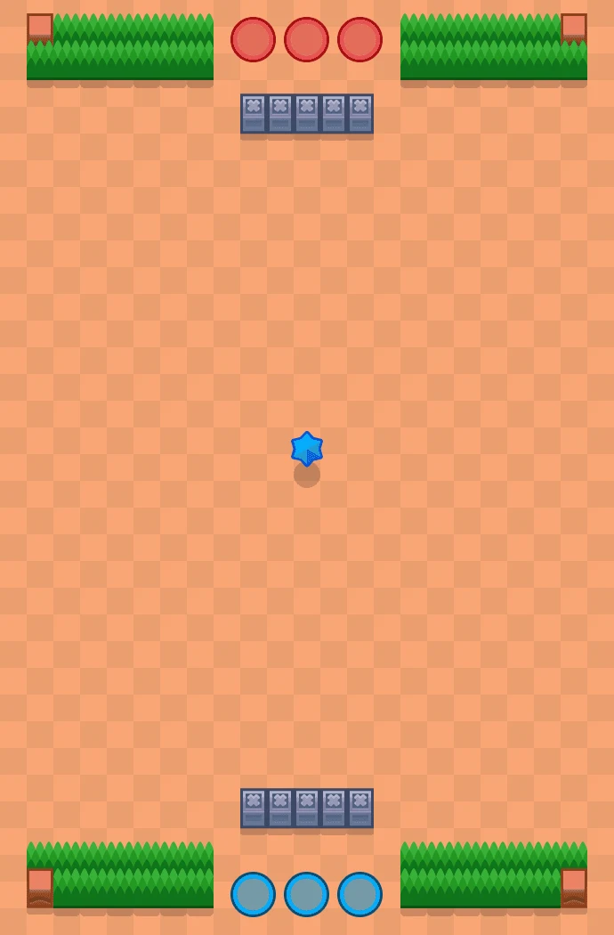 No Excuses - Brawl Stars Bounty map layout