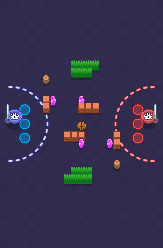 Turnover - Brawl Stars Basket Brawl map layout
