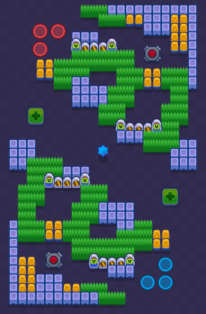Healthy Middle Ground - Brawl Stars Knockout map layout