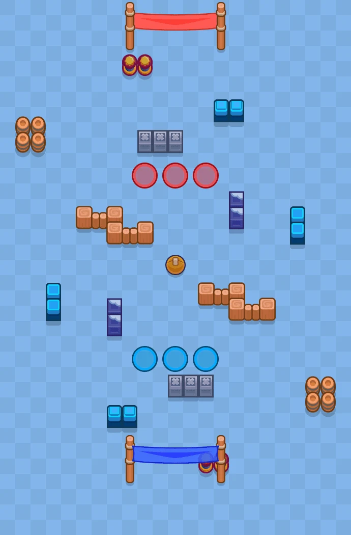 Super Center - Brawl Stars Brawl Hockey map layout