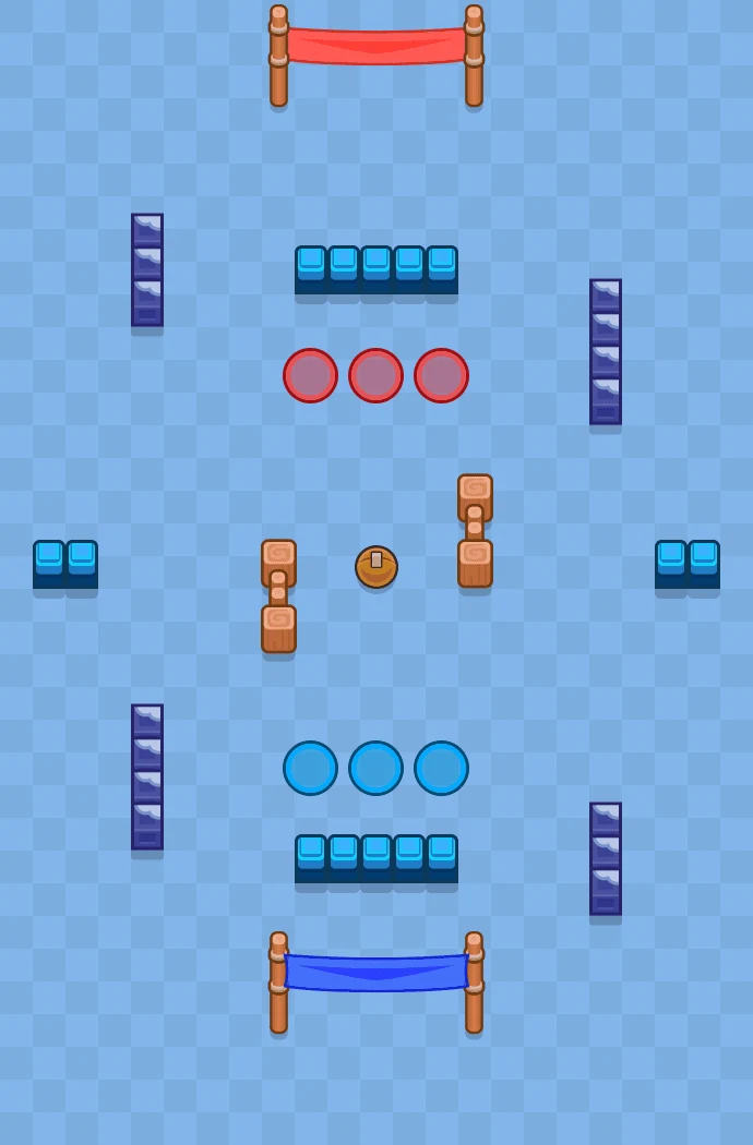 Below Zero - Brawl Stars Brawl Hockey map layout
