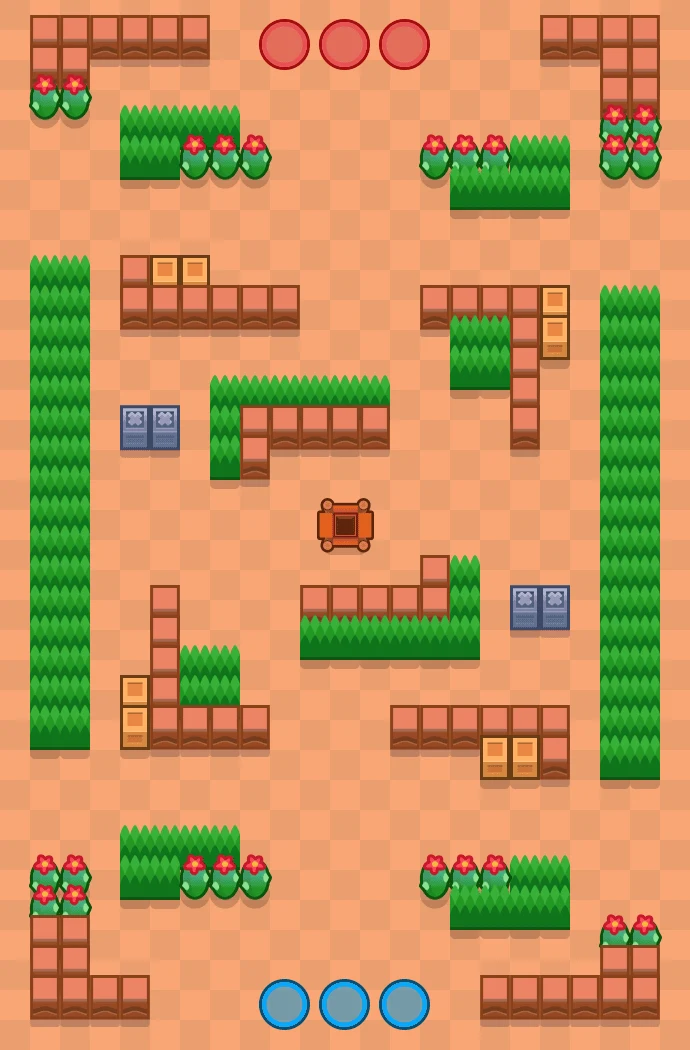 Local Restaurants - Brawl Stars Gem Grab map layout
