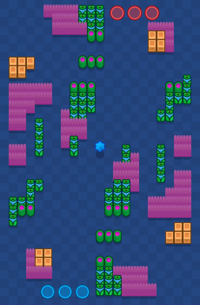 Think Ahead - Brawl Stars Knockout map layout