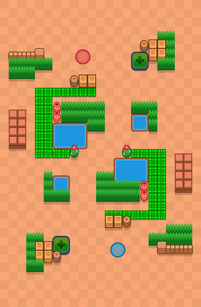 Search And Destroy - Brawl Stars Tag Team map layout