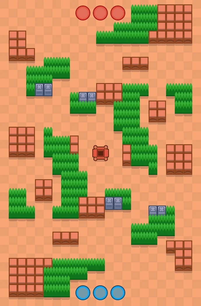 Afterparty - Brawl Stars Gem Grab map layout