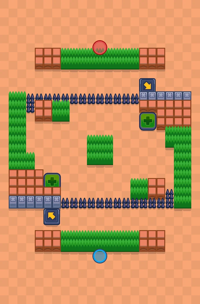 The Great Mighty Lou - Brawl Stars Tag Team map layout