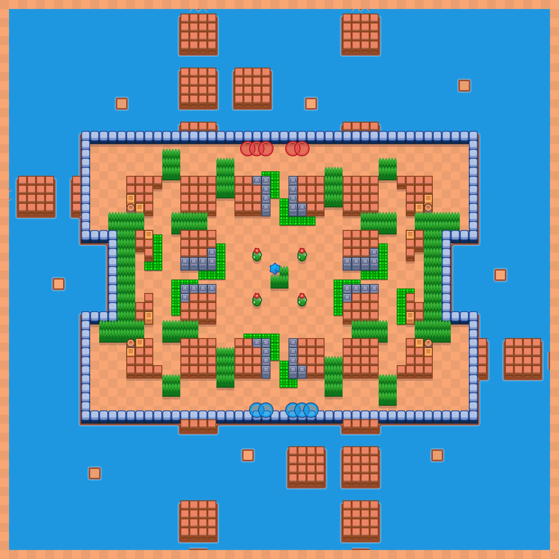 Rastermind - Brawl Stars Knockout 5v5 map layout