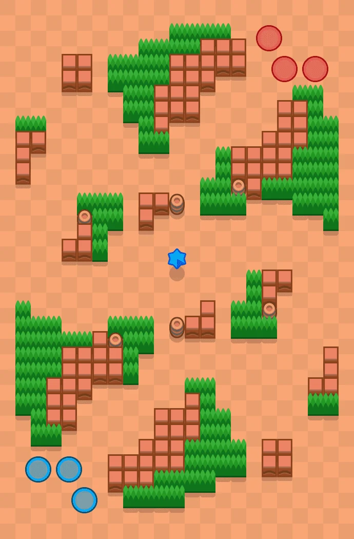 Opening Move - Brawl Stars Knockout map layout