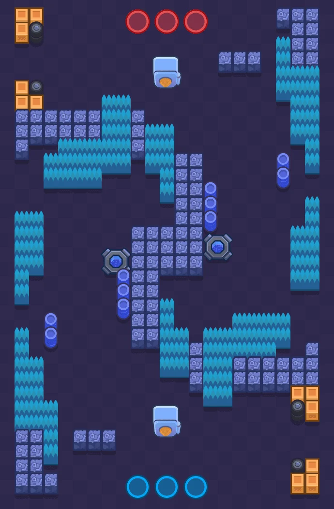 Eating Good - Brawl Stars Heist map layout