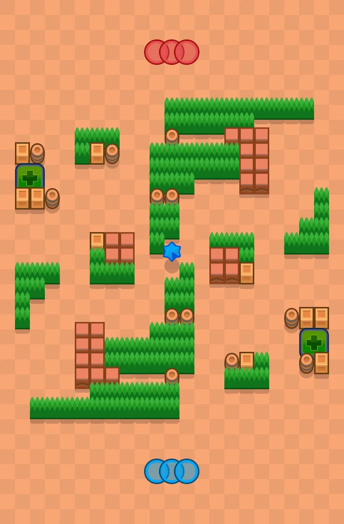 Solitary Deep Sea Fish - Brawl Stars Wipeout map layout