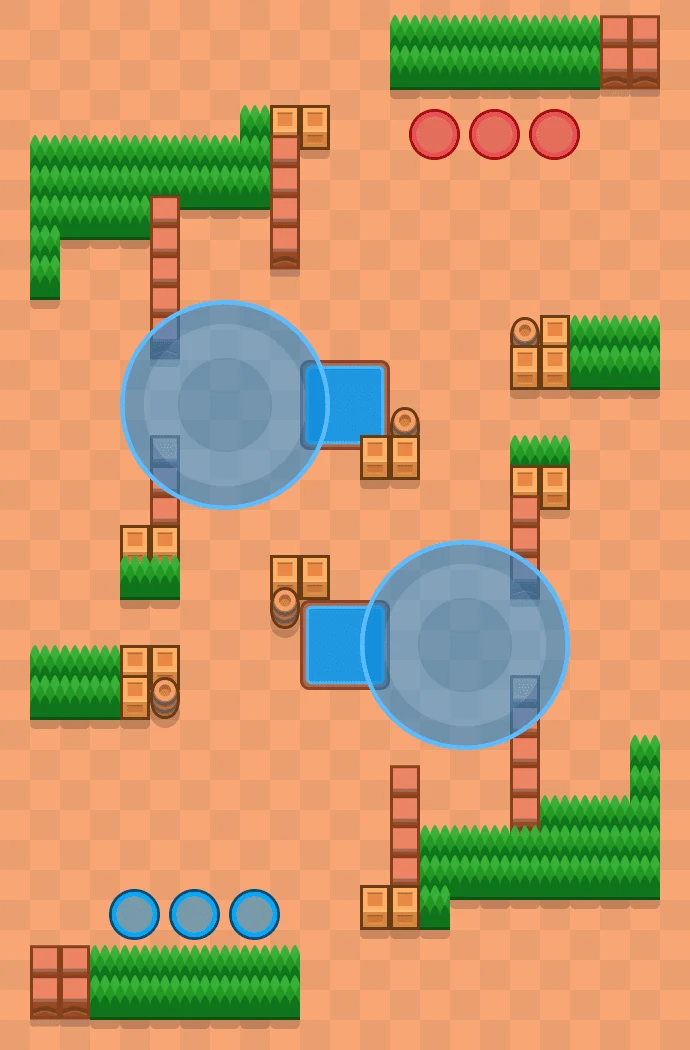 Under Pressure - Brawl Stars Hot Zone map layout
