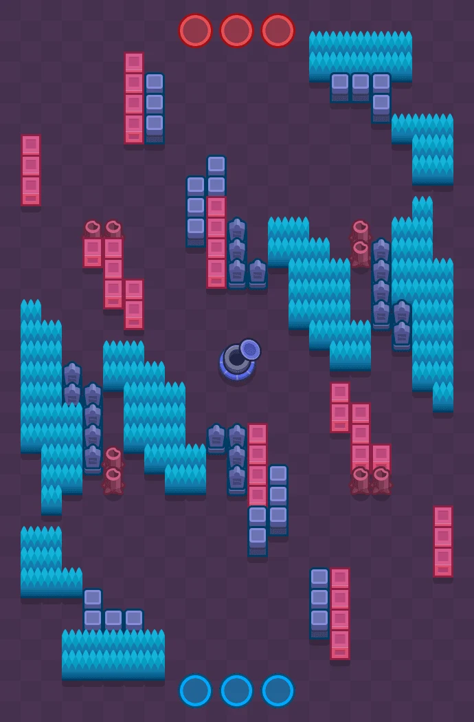 Let Me Dance - Brawl Stars Gem Grab map layout