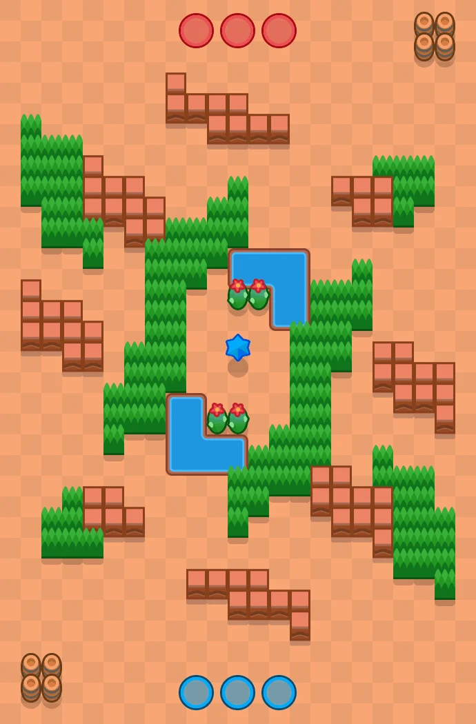Supercut - Brawl Stars Bounty map layout