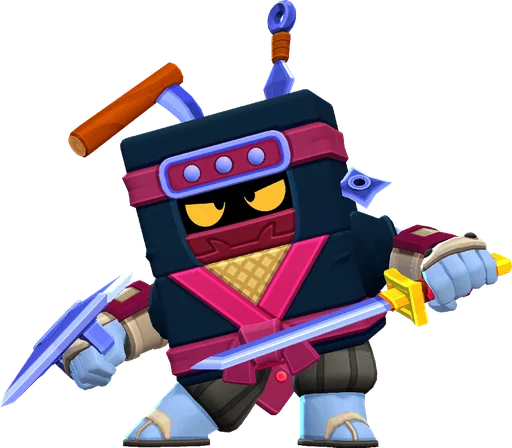 Shinobi - Epic skin in Brawl Stars