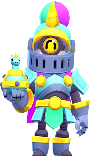 Unicorn Knight - Super Rare skin in Brawl Stars