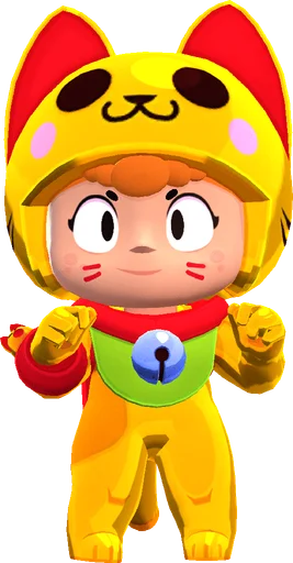 Gold Neko - Epic skin in Brawl Stars