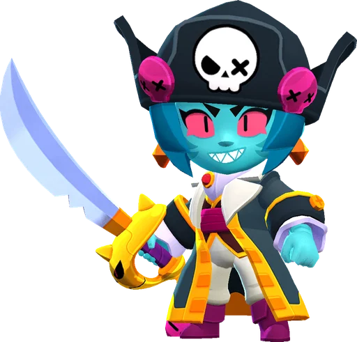 Cursed Pirate - Epic skin in Brawl Stars