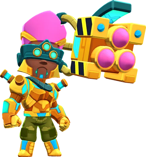 Cyberchaos skin in Brawl Stars