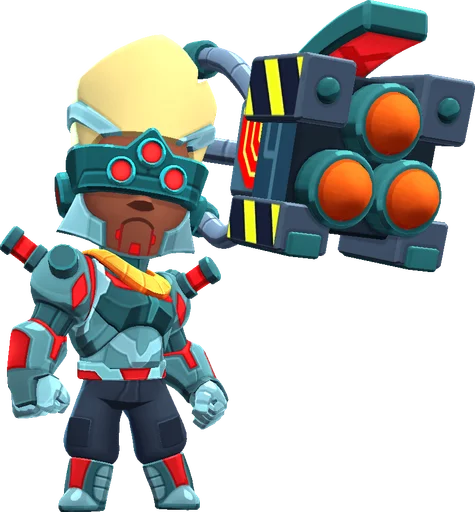 Cyberpunk skin in Brawl Stars