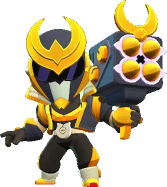 Super Ranger Brock Black - Epic skin in Brawl Stars