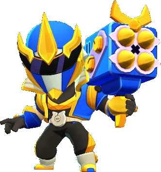 Super Ranger Brock Blue - Epic skin in Brawl Stars