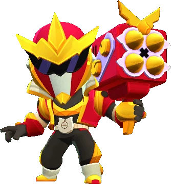 Super Ranger Brock Red - Epic skin in Brawl Stars