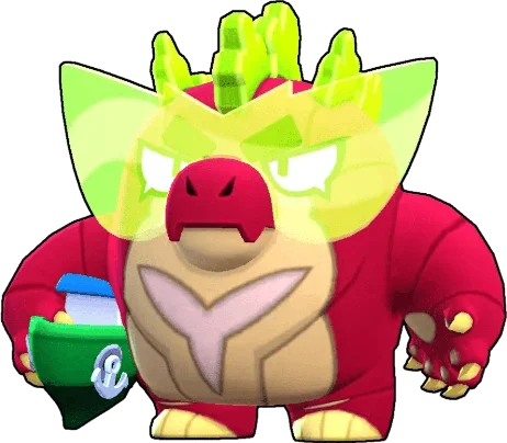 Red Godzilla - Hypercharge skin in Brawl Stars