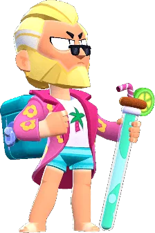 Beach - Rare skin in Brawl Stars