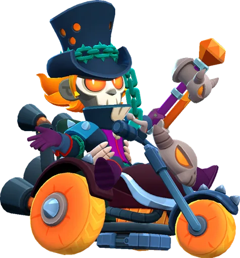 Flame Rider Chuck skin in Brawl Stars
