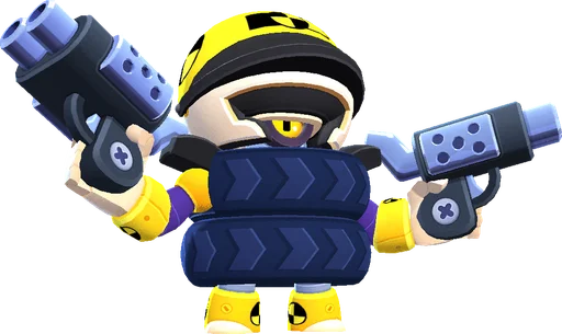 Crash Test - Epic skin in Brawl Stars