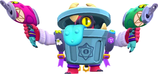 Trash Goblin Darryl skin in Brawl Stars