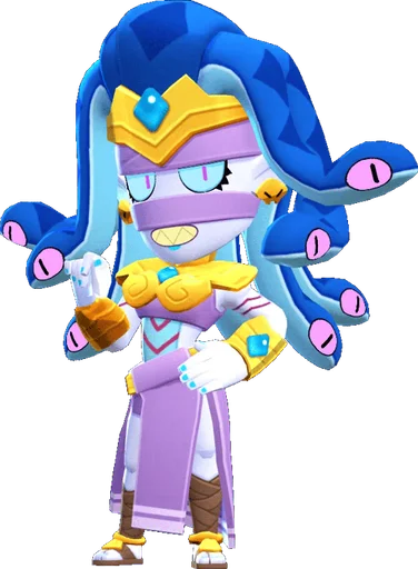 Sapphire Medusa - Epic skin in Brawl Stars