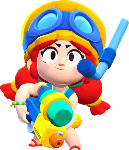 Summer - Super Rare skin in Brawl Stars