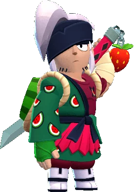 Fruit Samurai - Rare skin in Brawl Stars