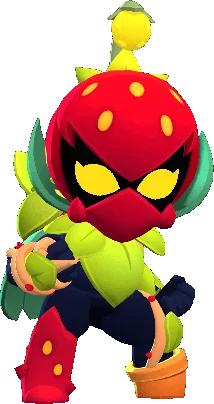 Strawberry - Rare skin in Brawl Stars