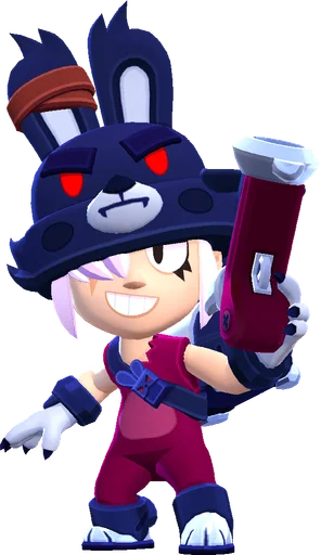 Dark Bunny - Super Rare skin in Brawl Stars