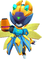 Mecha Lotus - Hypercharge skin in Brawl Stars
