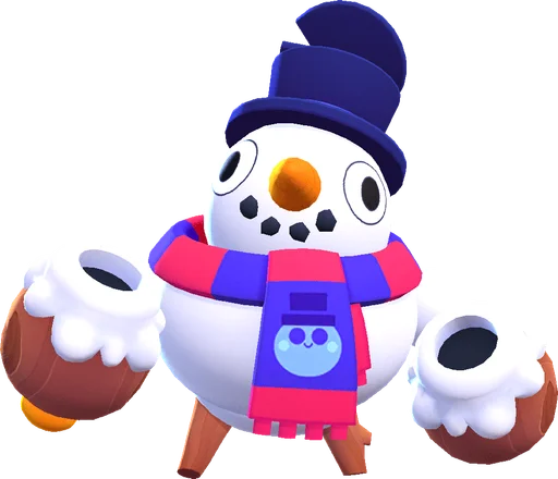 Snowman - Super Rare skin in Brawl Stars