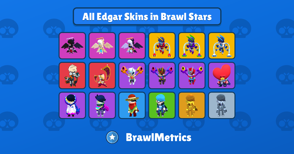 All Edgar Skins in Brawl Stars | BrawlMetrics